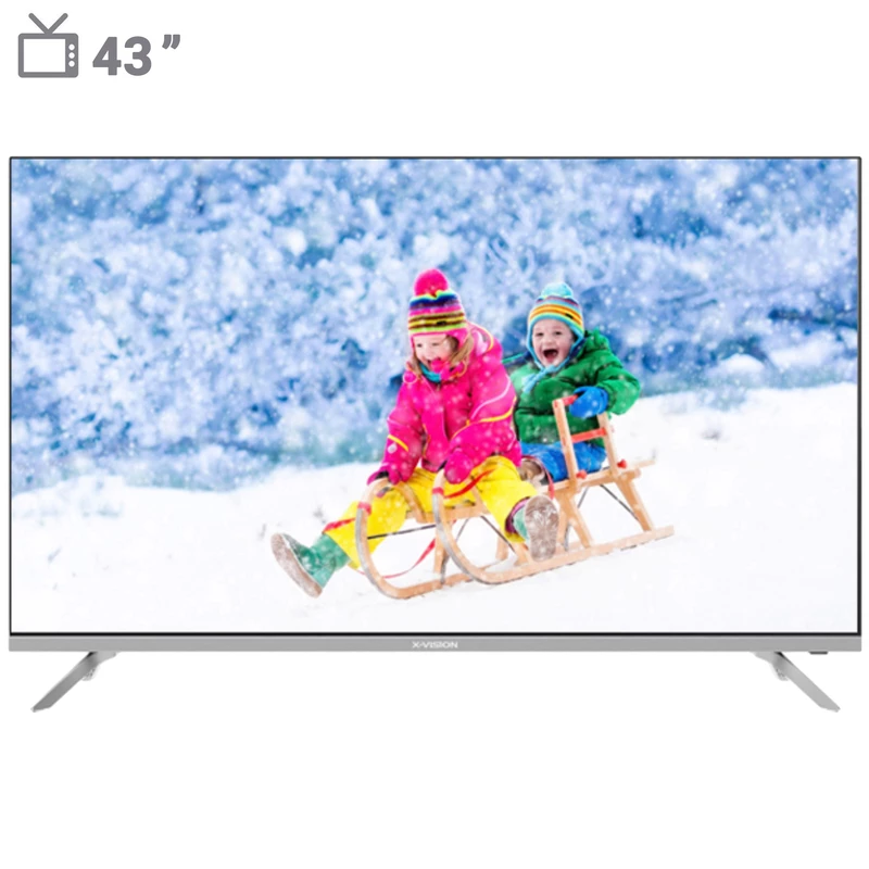 تلویزیون ال ای دی هوشمند ایکس ویژن مدل 43XC655 سایز 43 اینچ