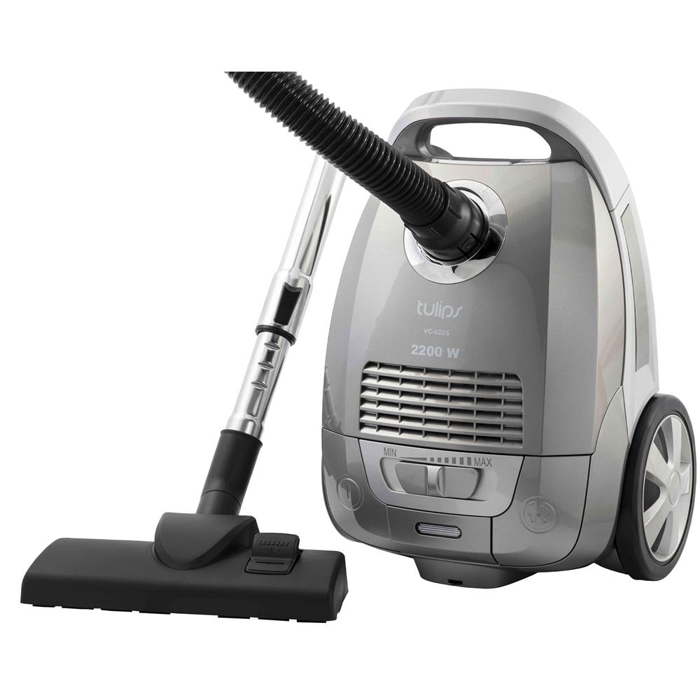 جارو برقی تولیپس کشویی 2200 وات نقره ای مدل622