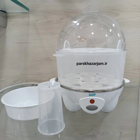 تخم مرغ پز دو طبقه سایا مدل Egg Morning 7 Plus با بدنه پلاستیک